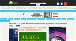 Desktop Screenshot of eleccionesbolivia.com